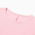 Лонгслив для девочки, цвет светло-розовый, рост 116 см - фото 23583054