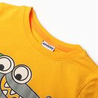 Лонгслив для мальчика, цвет жёлтый, рост 80 см - фото 23583146