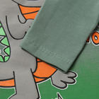 Лонгслив для мальчика, цвет оливка, рост 80 см - фото 23583163