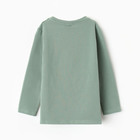 Лонгслив для мальчика, цвет оливка, рост 80 см - фото 23583164