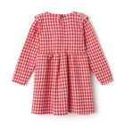 Платье для девочки, цвет красный, рост 110 см - фото 24714180