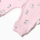 Комбинезон детский, цвет розовый, рост 62 см - фото 23571884