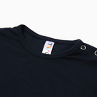 Лонгслив детский, цвет т.синий, рост 86 - фото 23583363