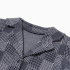 Комплект для мальчика, цвет серый/клетка, рост 74 см - фото 23594290