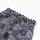 Комплект для мальчика, цвет серый/клетка, рост 74 см - фото 23594295