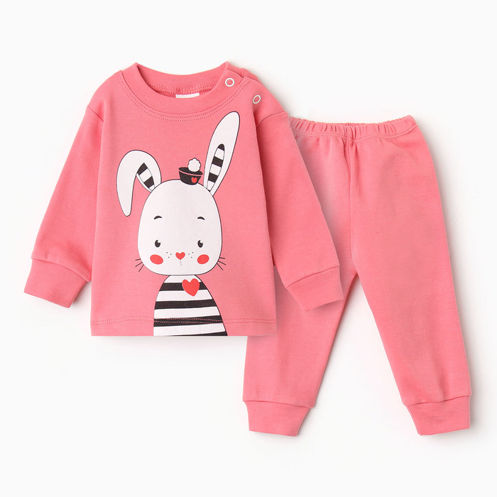 Комплект для девочки, цвет кармин, рост 62 см - Фото 1