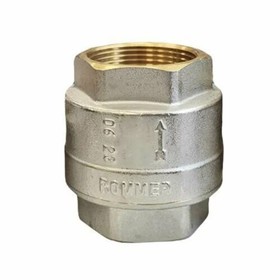 Клапан обратный ROMMER RVC-0001-000015, 1/2", пружинный, муфтовый, с металлическим седлом