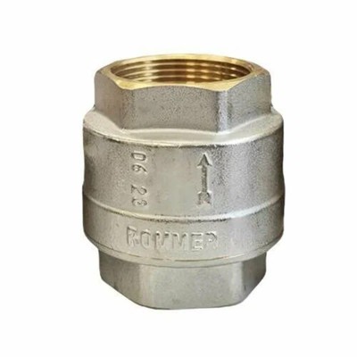 Клапан обратный ROMMER RVC-0001-000025, 1", пружинный, муфтовый, с металлическим седлом