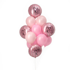 Букет из шаров «С днём рождения. Для неё», розовый, фольга, латекс, набор 14 шт. - Фото 2