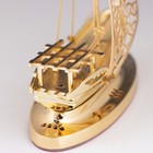 Корабль сувенирный на подставке Парусник 11см - Фото 3