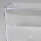 Полка-контейнер пластиковый F361, 15×15×10 см, цвет прозрачный - Фото 4