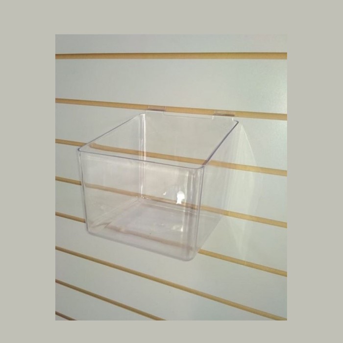 Полка-контейнер пластиковый F360, 20×20×20 см, цвет прозрачный - фото 1909451780