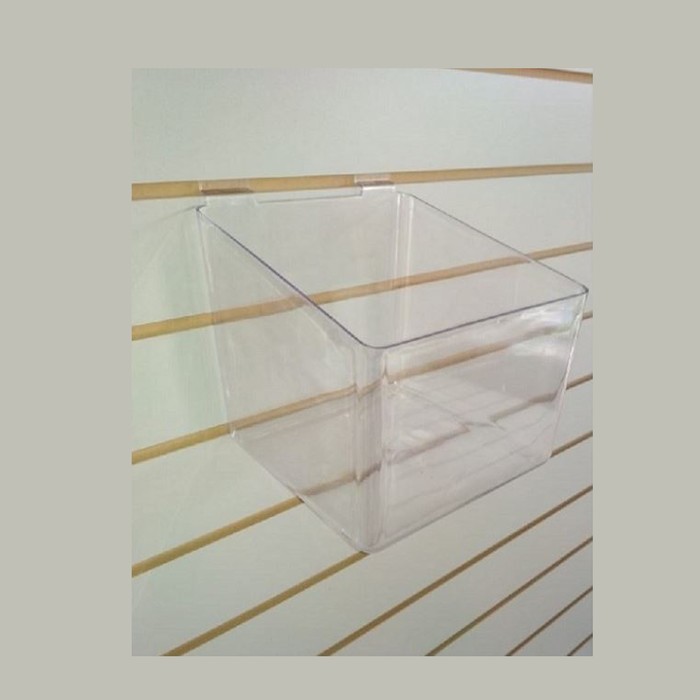 Полка-контейнер пластиковый F360, 20×20×20 см, цвет прозрачный - фото 1909451781