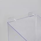 Полка-контейнер пластиковый F360, 20×20×20 см, цвет прозрачный - Фото 3