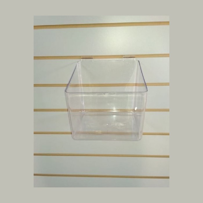 Полка-контейнер пластиковый F360, 20×20×20 см, цвет прозрачный - фото 1909451782