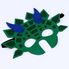 Маска карнавальная «Дракон зеленый», фетр - Фото 2