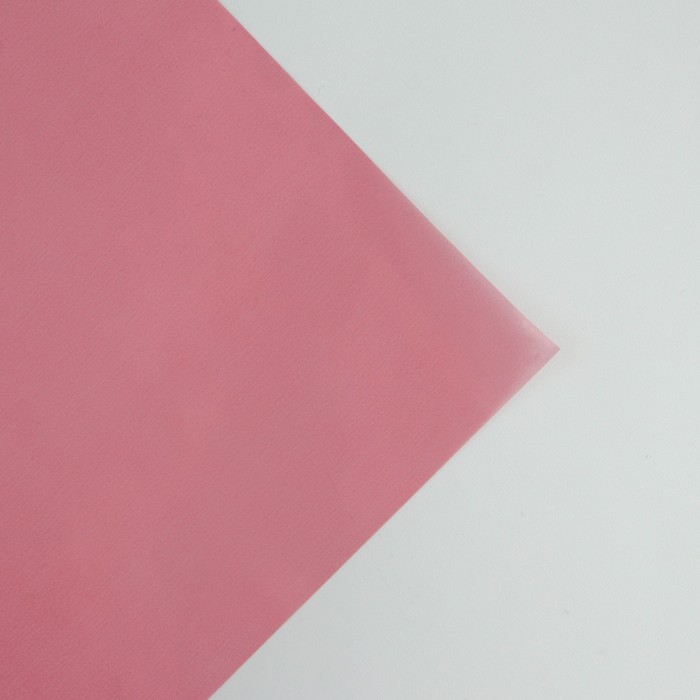 Плёнка глянцевая прозрачная «Розовая», 0.6 x 10 м