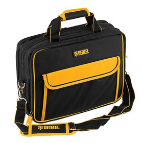 Сумка для инструмента DENZEL 90295, 28 карманов, наплечный ремень, 400×170×300 мм
