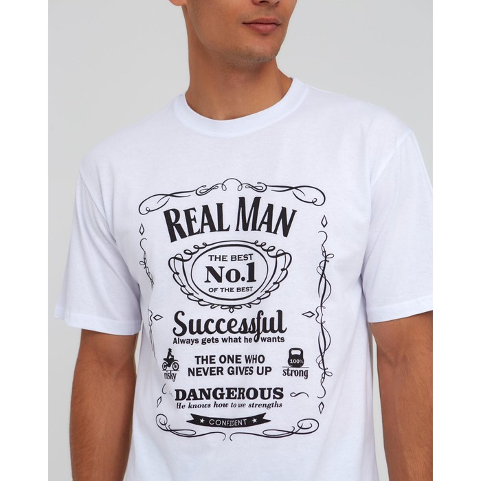 Футболка мужская KAFTAN Real man размер 54