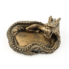 Пепельница для дома "Дракон с жемчугом" , для сигарет и стиков, 8.5 х 14 см, бронза 10223253