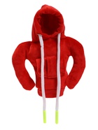 Чехол на рычаг КПП, худи, красный, полиэстер - Фото 3