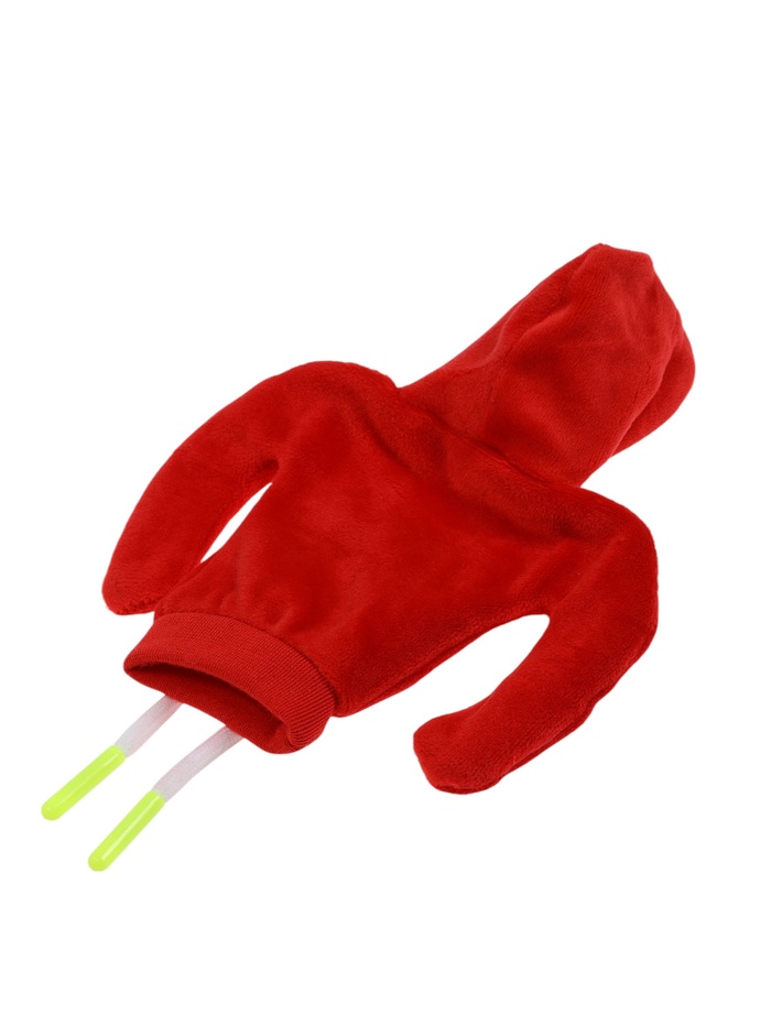 Чехол на рычаг КПП, худи, красный, полиэстер - Фото 1