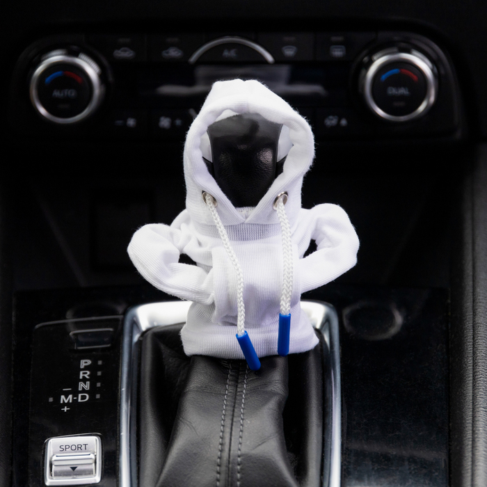 Чехол на рычаг коробки передач, Худи, белый - Фото 1