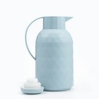 Термос-кофейник TAKE IT EASY, 1.5 л, сохраняет тепло 24 ч, стеклянная колба, пластик, голубой - Фото 2