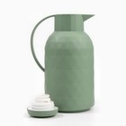 Термос-кофейник TAKE IT EASY, 1.5 л, сохраняет тепло 24 ч, стеклянная колба, пластик, зелёный - Фото 2