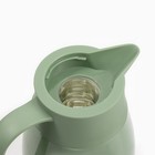 Термос-кофейник TAKE IT EASY, 1.5 л, сохраняет тепло 24 ч, с термометром, стеклянная колба, пластик, зелёный - Фото 5