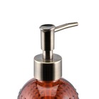Дозатор для жидкого мыла, 7.5х7.5х19.5 см, цвет оранжевый - Фото 6