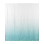 Занавеска для ванной комнаты тканевая, 180х200 см, цвет голубой - Фото 10