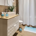 Занавеска для ванной комнаты тканевая, 180х200 см, цвет белый - Фото 10