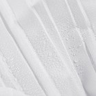Занавеска для ванной комнаты тканевая, 180х200 см, цвет белый - Фото 8