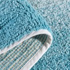 Мягкий коврик для ванной комнаты, 50х80 см, цвет голубой - Фото 5