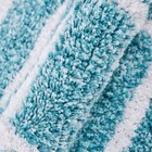 Мягкий коврик для ванной комнаты, 50х80 см, цвет голубой - Фото 4
