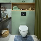 Занавеска для ванной комнаты тканевая 180х180 см, цвет зелёный - Фото 2