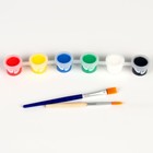 УЦЕНКА Ёлочные шары под раскраску «Зимний лес» + краски, набор 2 шт. 10284496