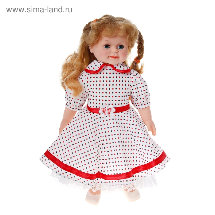 Кукла мягконабивная "Варенька 8" со звуковым устройством, 55 см - Фото 1
