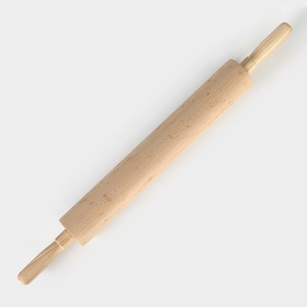 Скалка «Для Профи», с вращающейся ручкой, 60×6 см, бук