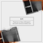 Салфетница - органайзер деревянная на 3 отделения Adelica, 14×21.5×7 см, бук - Фото 3