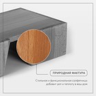 Салфетница - органайзер деревянная на 3 отделения Adelica, 14×21.5×7 см, бук - Фото 4