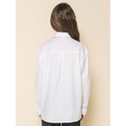 Блузка для девочек, рост 122 см, цвет белый - Фото 4