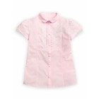 Блузка для девочек, рост 140 см, цвет розовый - Фото 2