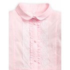 Блузка для девочек, рост 140 см, цвет розовый - Фото 3