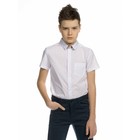 Сорочка для мальчиков, рост 152 см, цвет белый - Фото 2