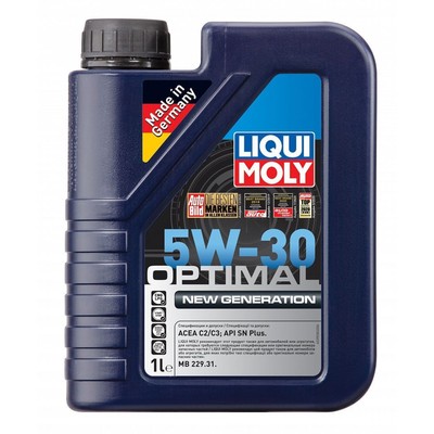 Масло моторное LiquiMoly Optimal New Generation 5W-30 SN Plus C2/C3, НС-синтетическое, 1 л   1028457