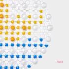 Коврик противоскользящий в ванну Доляна «Влюблённые уточки», на присосках, 35×65 см - Фото 3