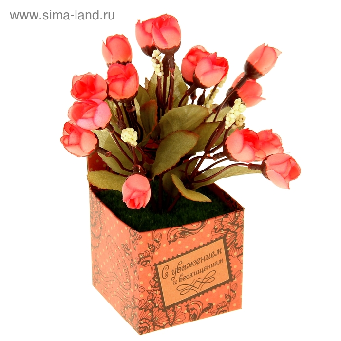 Композиция в подарочкой коробке «С уважением», 7 × 15 см - Фото 1