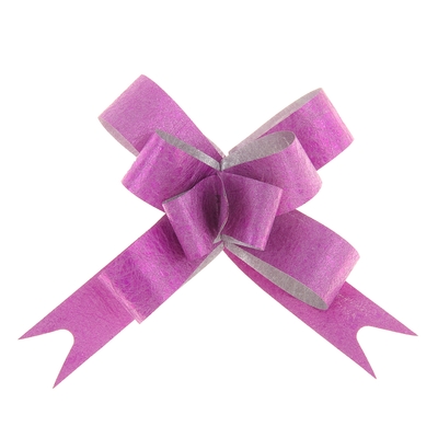 Бант-бабочка №1,8 "Фактура", цвет малиновый